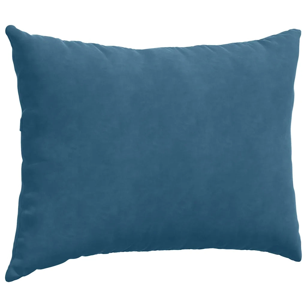 Cuscini da Divano 2 pz-Set di 2 Cuscini per Sofa Blu 70 x 50 cm Tessuto in Cords 505463