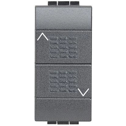 BTicino SL4037F Pulsante Doppio antracite