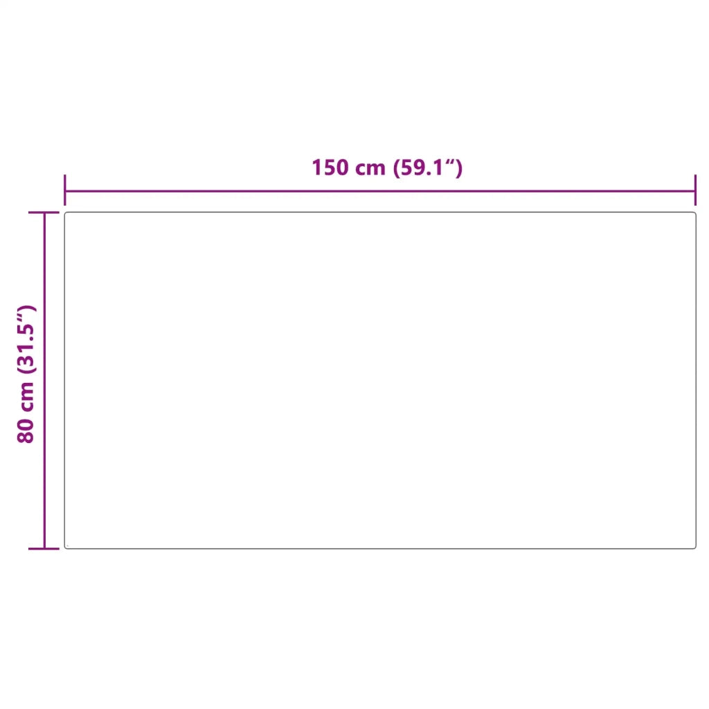 Tappeto in finta TAFALLA | Tappeto del soggiorno Rosa 80 x 150 cm Poliestere