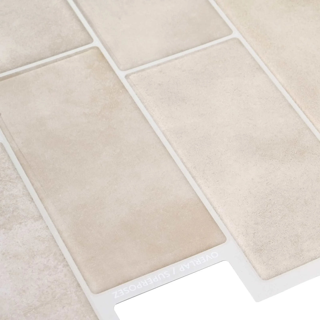 Piastrella subway 10 pcs Marmo Beige 29 x 21 cm 42046147
