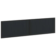Testiera da Muro EDE Nero Legno ingegnerizzato 896046