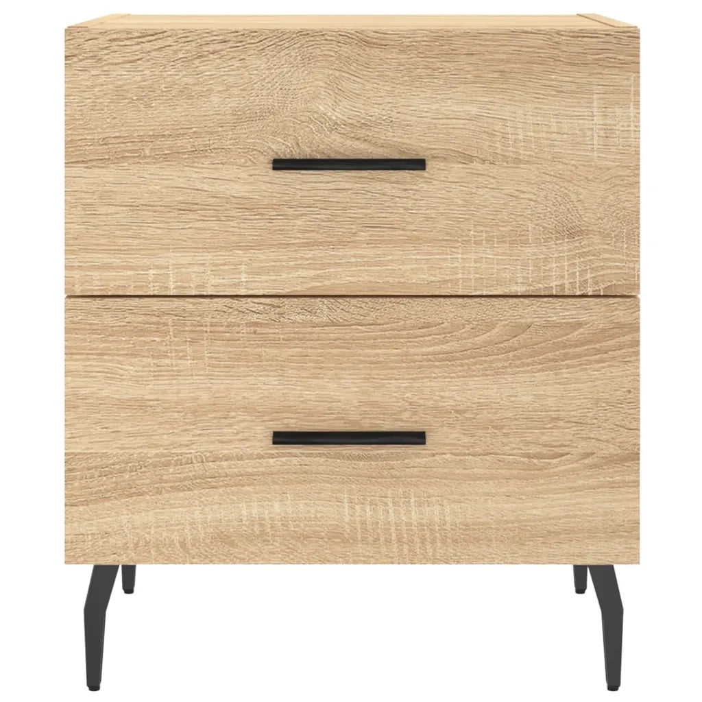 Comodino | Armadio da Notte | Mobiletto da notte Rovere Sonoma 40x35x47,5 cm in Legno Multistrato