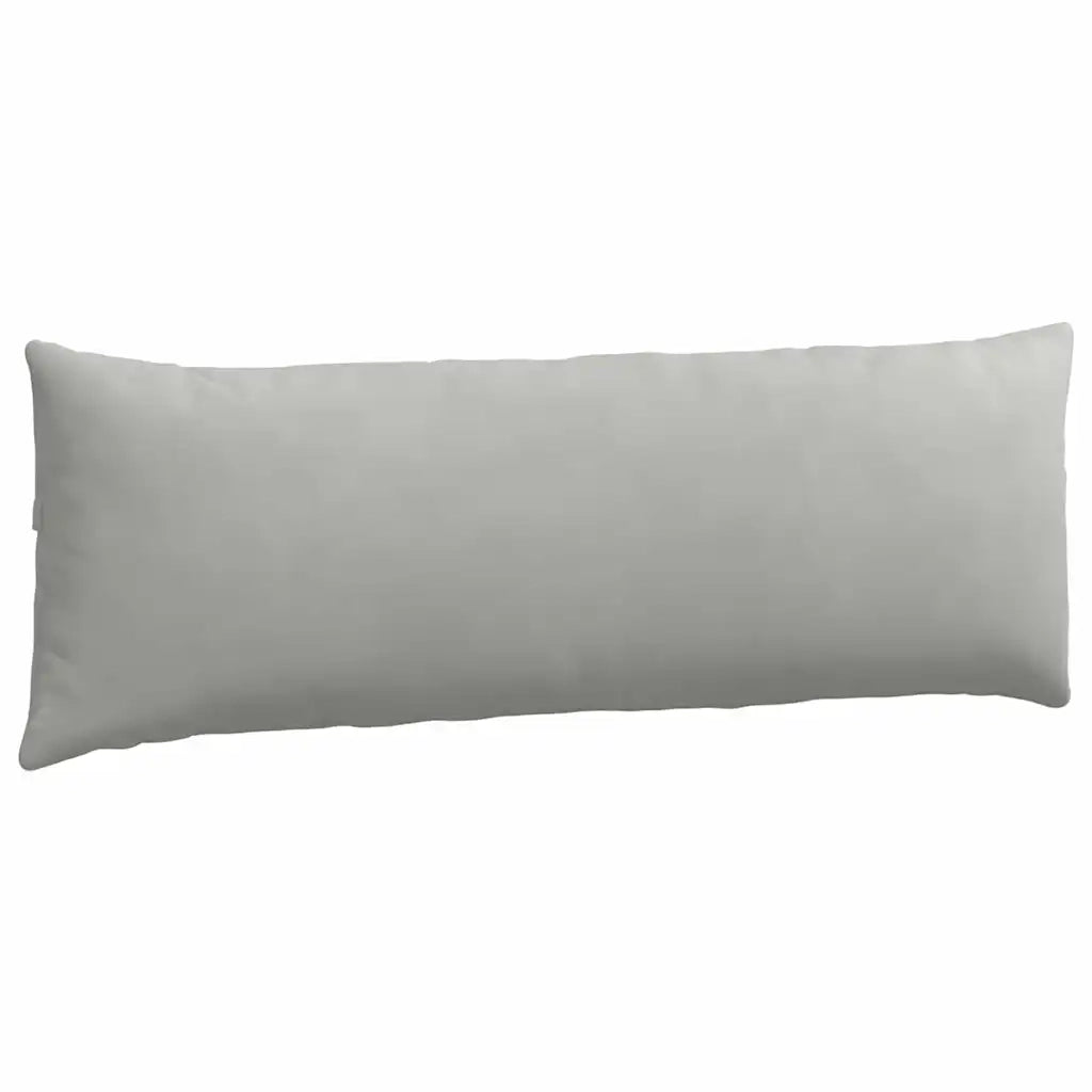 Cuscini da Divano 2 pcs Grigio chiaro 120 x 40 cm Tessuto 42013812