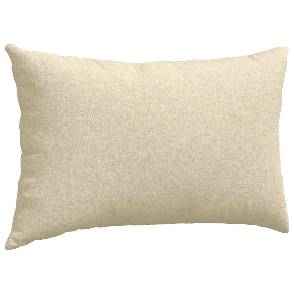 Cuscini da Divano 2 pcs Crema 50 x 30 cm Tessuto 42013617