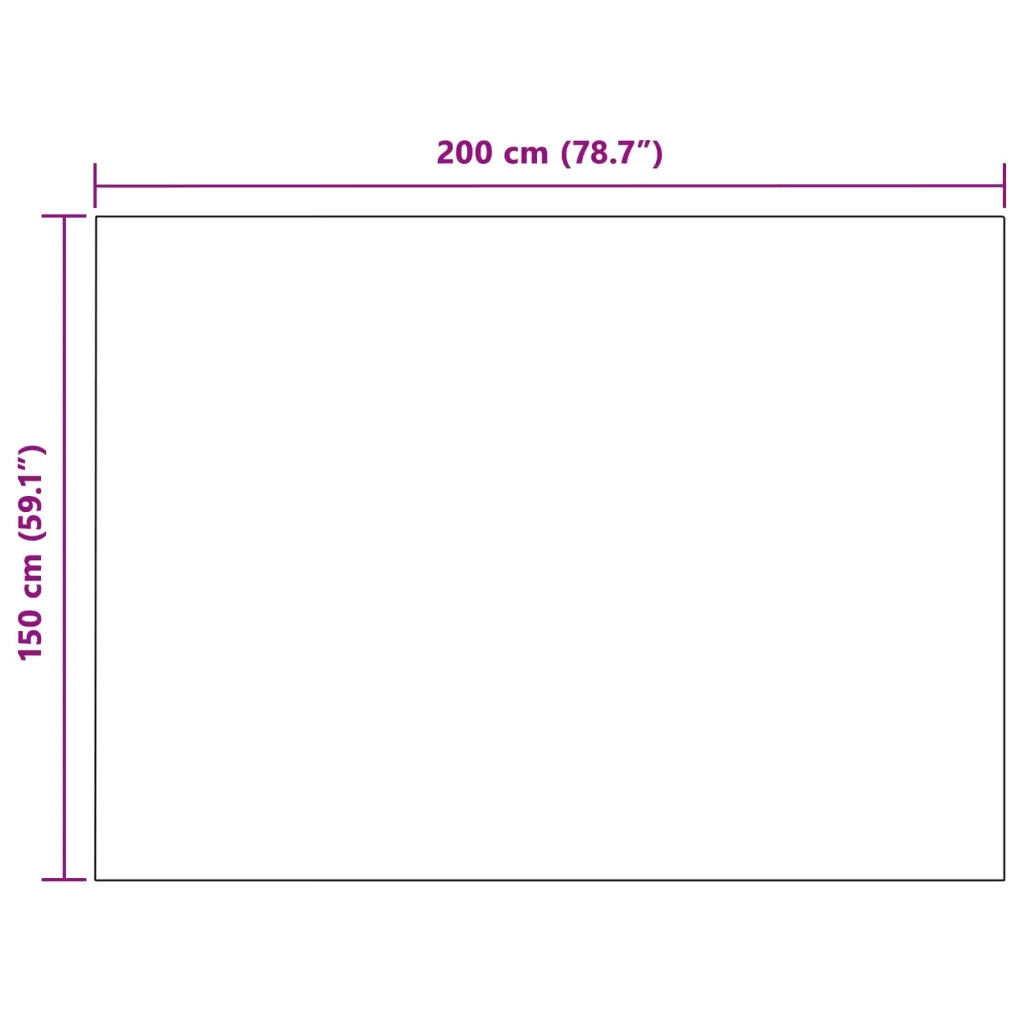 Coperte da Pile 24 pz Nero 200 x 150 cm Panno