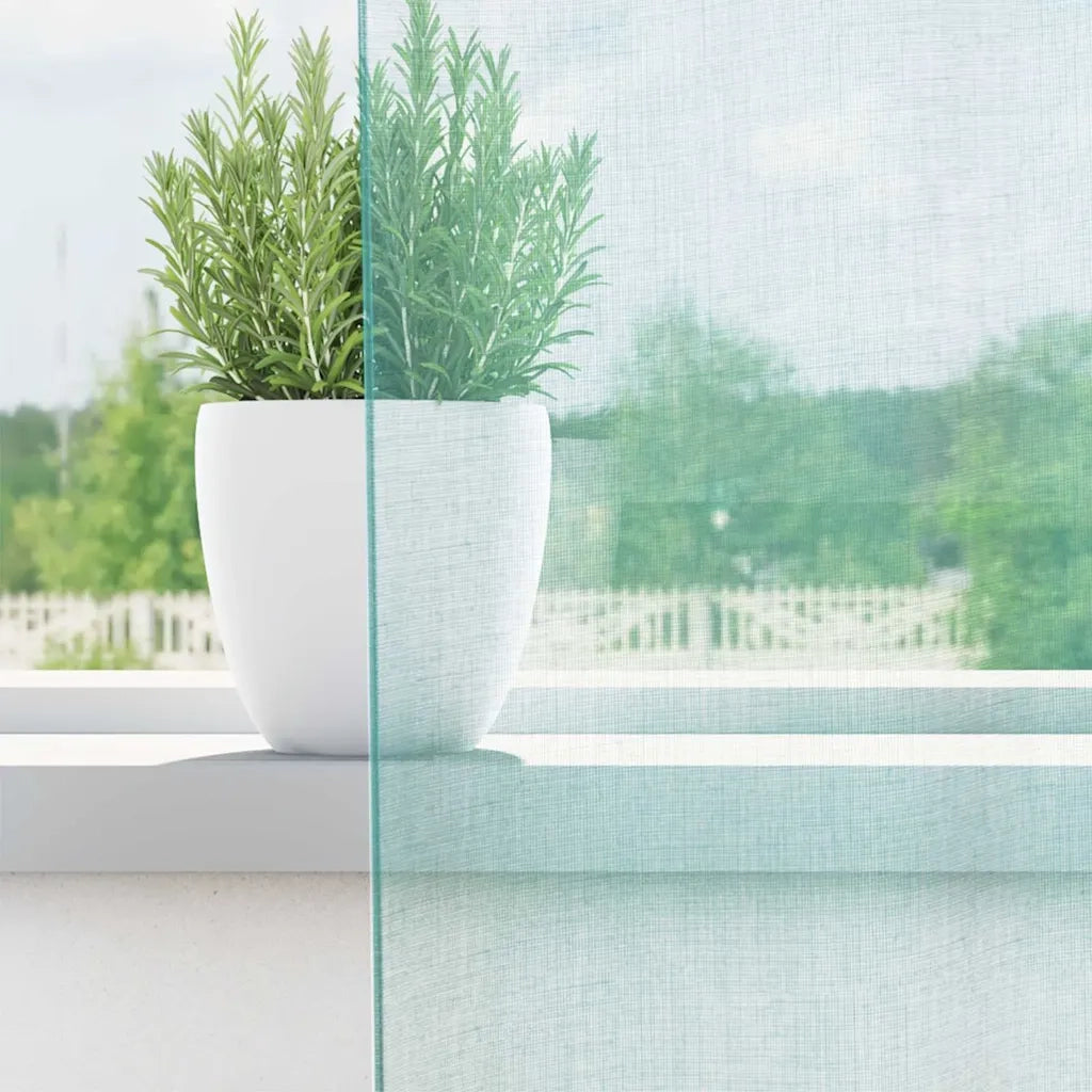 Tende in Voile con Occhielli 2 pz Turchese 4102146