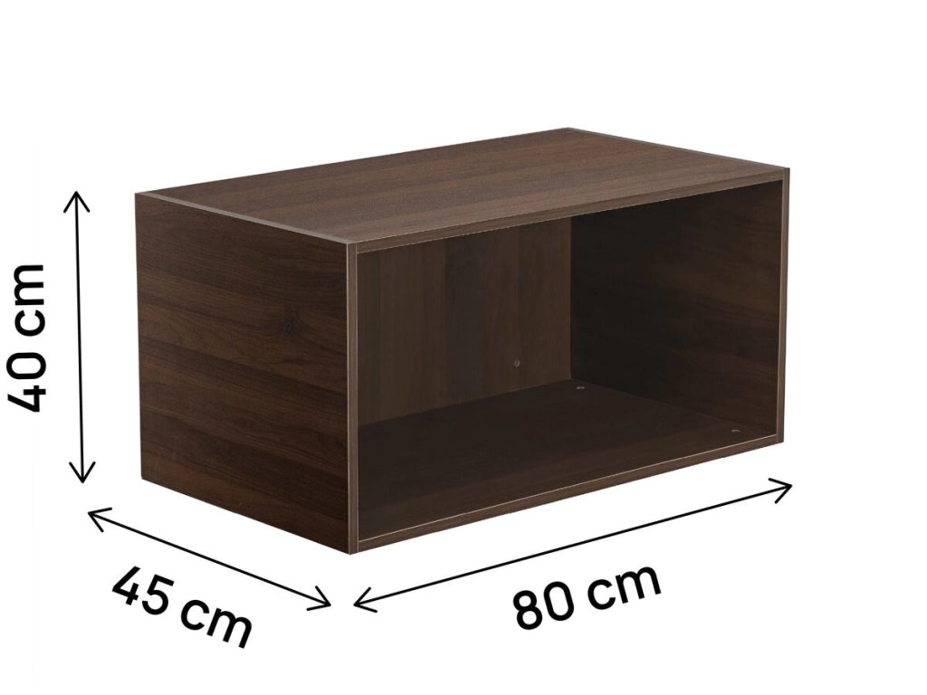 Modulo armadio "Opera" - 80 x 45 x 40 cm - Marrone