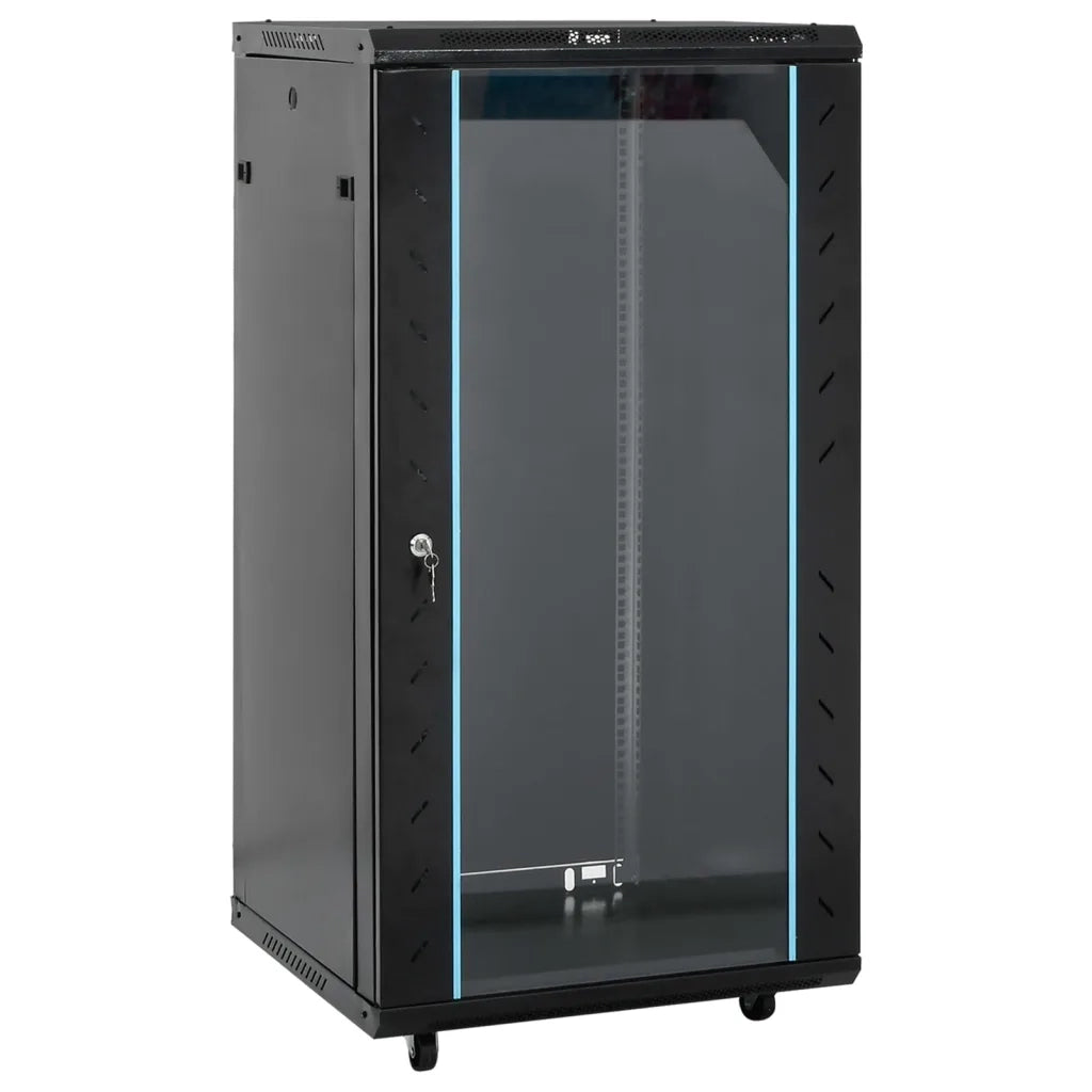 Armadio di rete 22U con piedini girevoli 19" IP20 60x60x120 cm 30268