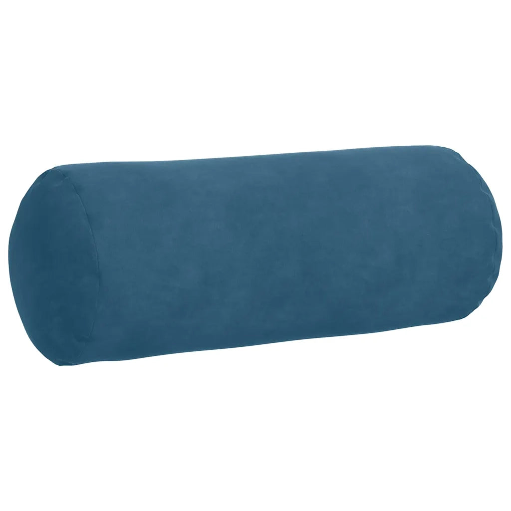 Cuscini a rullo 2 pz | Cuscini per sedie Blu ? 15 x 40 cm Tessuto in Cords