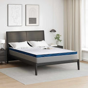 Topper per materasso Bianco 160 x 200 cm Tessuto Jacquard 4106272