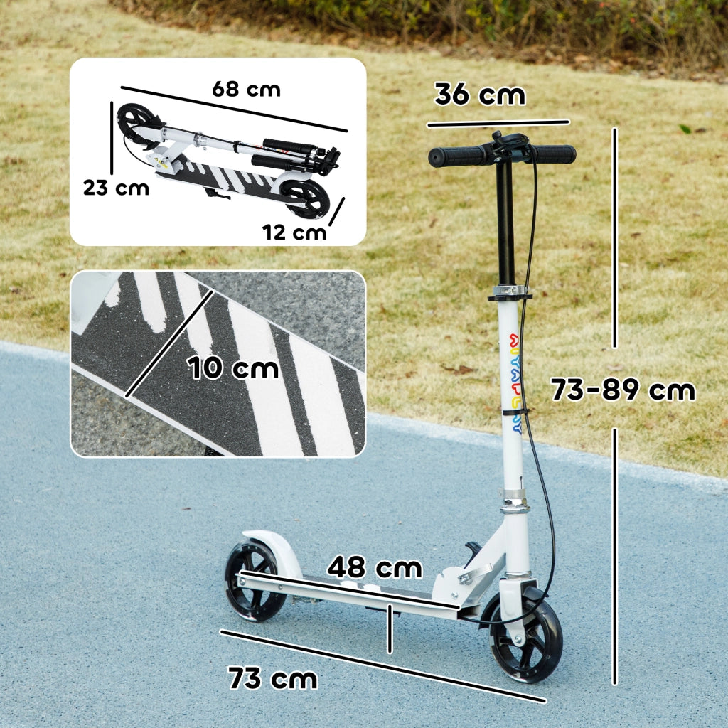 Trottinette bambini ¨C Minimal ¨C bianco LED regolabile