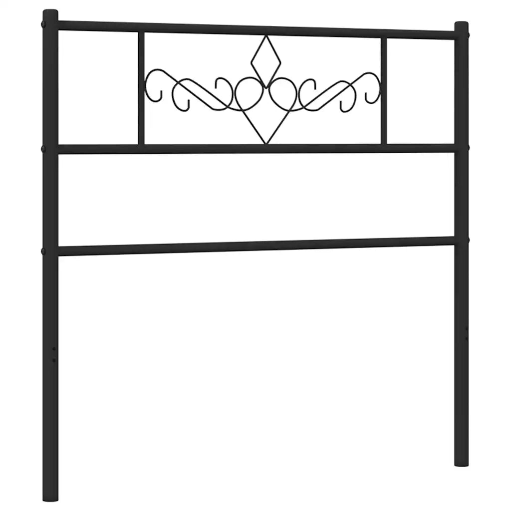 Testiera di Ricambio in Metallo Nero 100 cm 355296