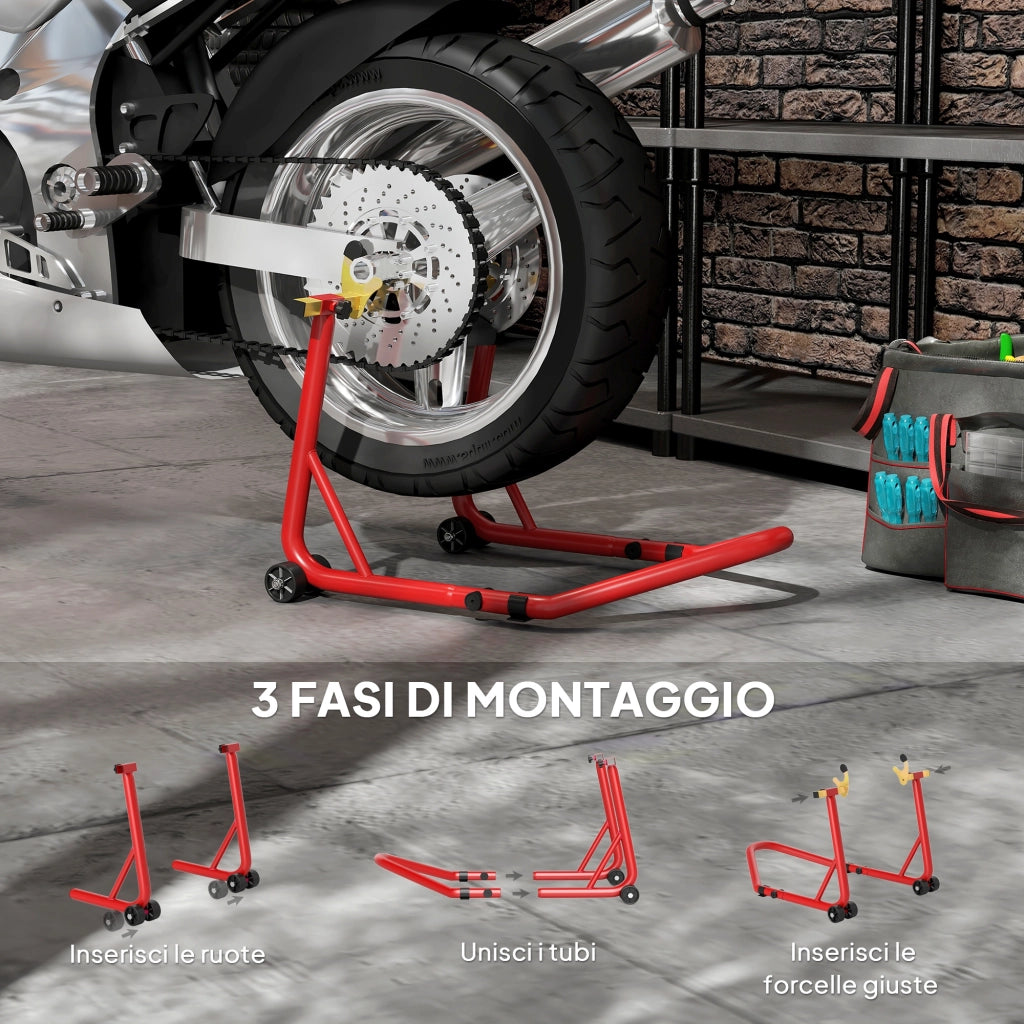 Cavalletto per Moto ¨C Minimal ¨C Rosso