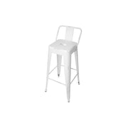 LÚZETE - SGABELLO ALTO JOSEPHINE BIANCO ANTICO