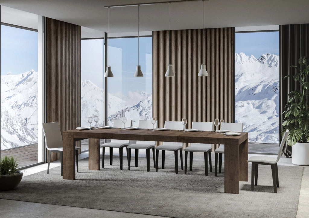 Tavolo Allungabile 180/440x90x77 cm Roxell Premium Noce