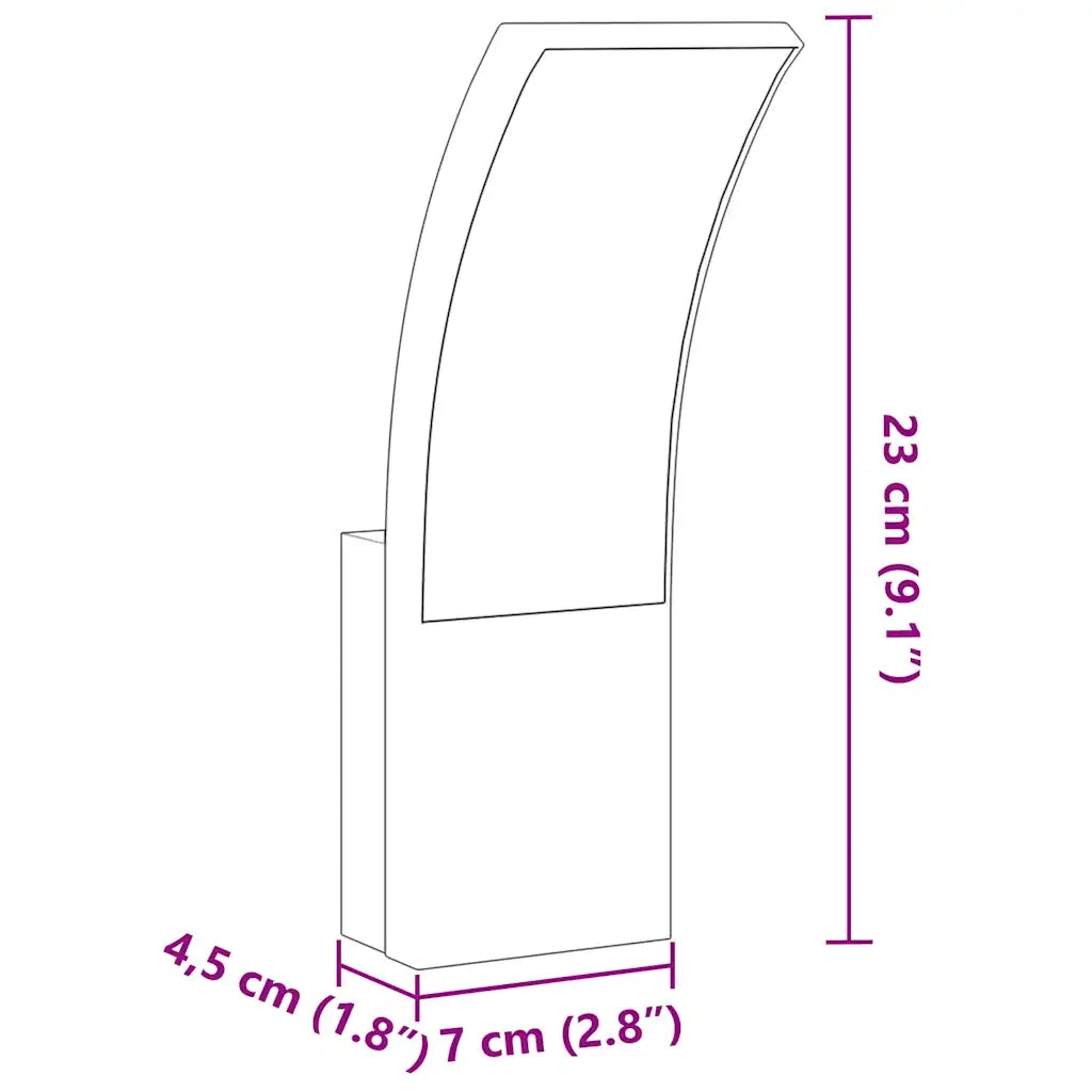 Applique per Esterni con LED Bianca in Alluminio Pressofuso 4006264