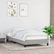 Giroletto senza Materasso Grigio Chiaro 90x200 cm Tessuto 346688