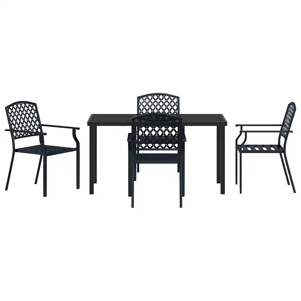 Set da Pranzo per Giardino 5 pcs Antracite 3379305