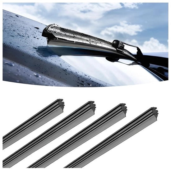 Sciacquabacini 50 cm - 4 pezzi/set - Gomma - Senza legno - Alta resistenza a temperature elevate - Materiale resistente agli urti - Sciacquabacini