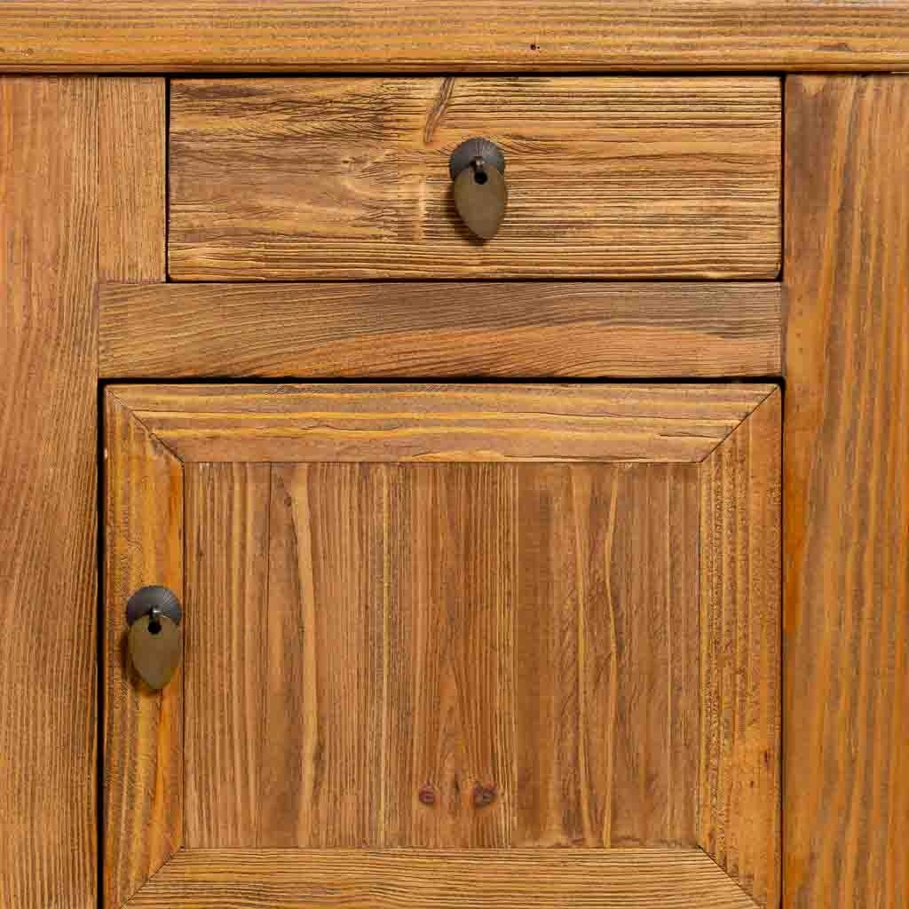 Mobile basso in legno marrone 159x39x63h cm