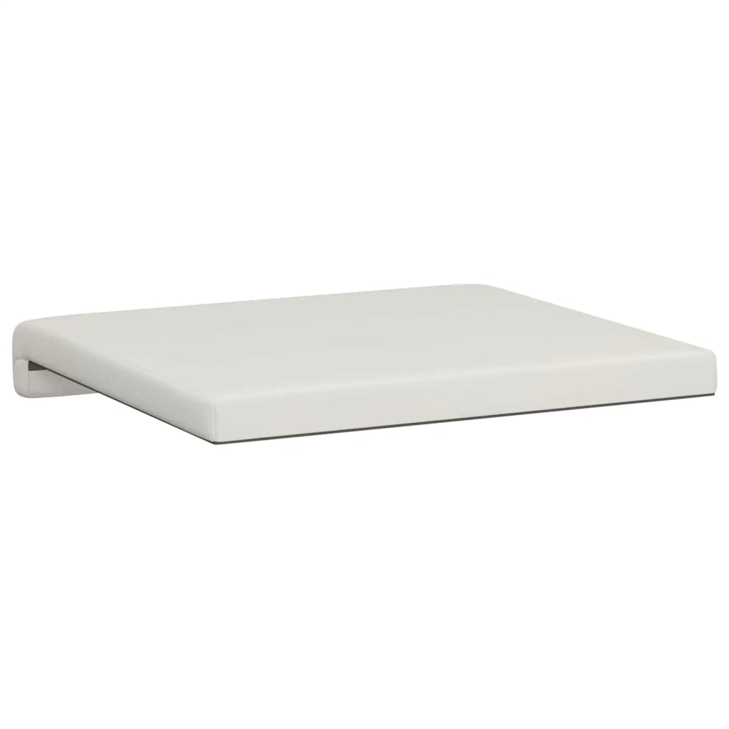 Cuscino per panchina 2 pcs Similpelle Bianco Profondità 35 cm 42043041