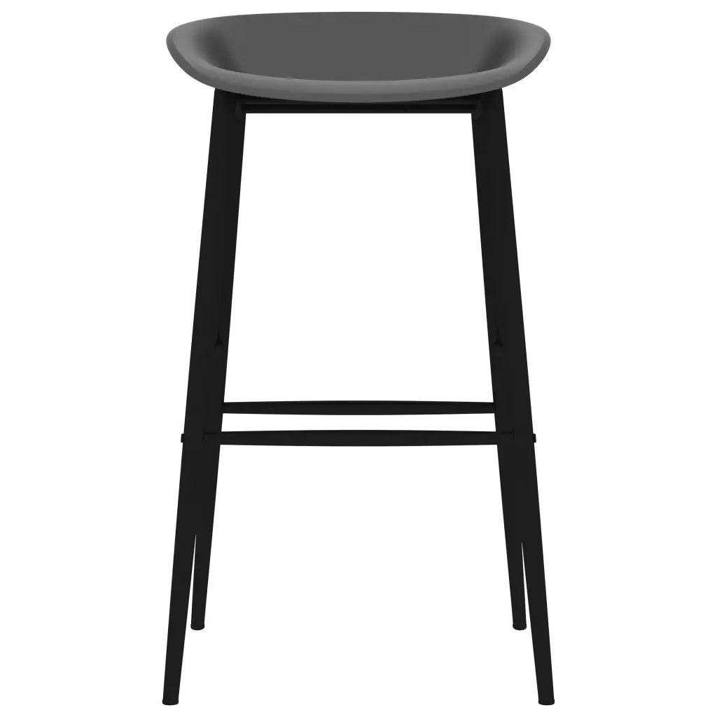 Set da Bar 7 pz Bianco e Grigio 3057453