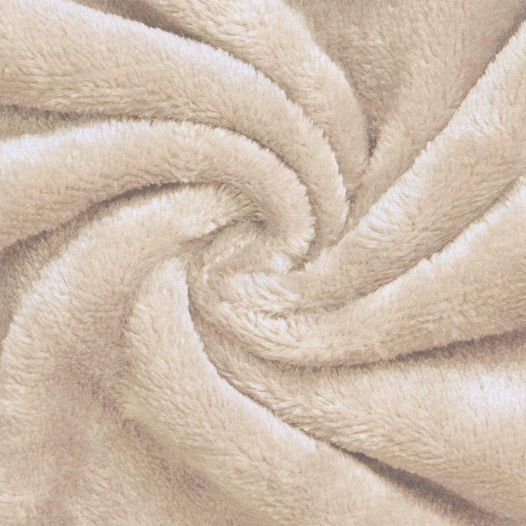 Accappatoio con Cappuccio Beige s Flanella 42017213