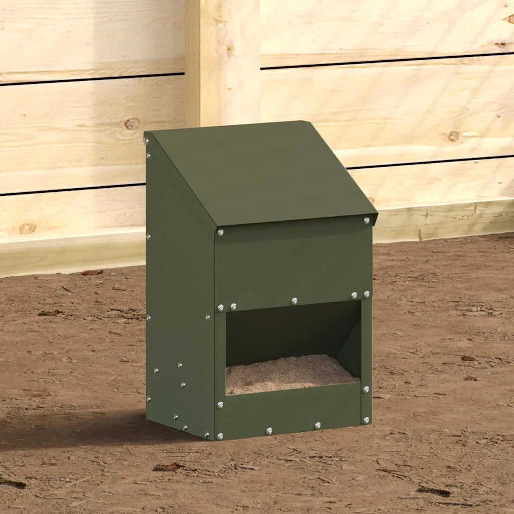 Feeder per pollo Verde oliva 21 x 16 x 33 cm 874664