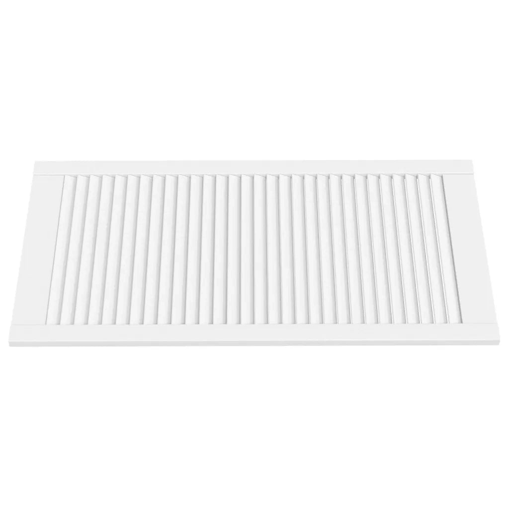 Ante a Lamelle 2 pz Bianche 99,3x49,4 cm in Legno di Pino CFW8754319