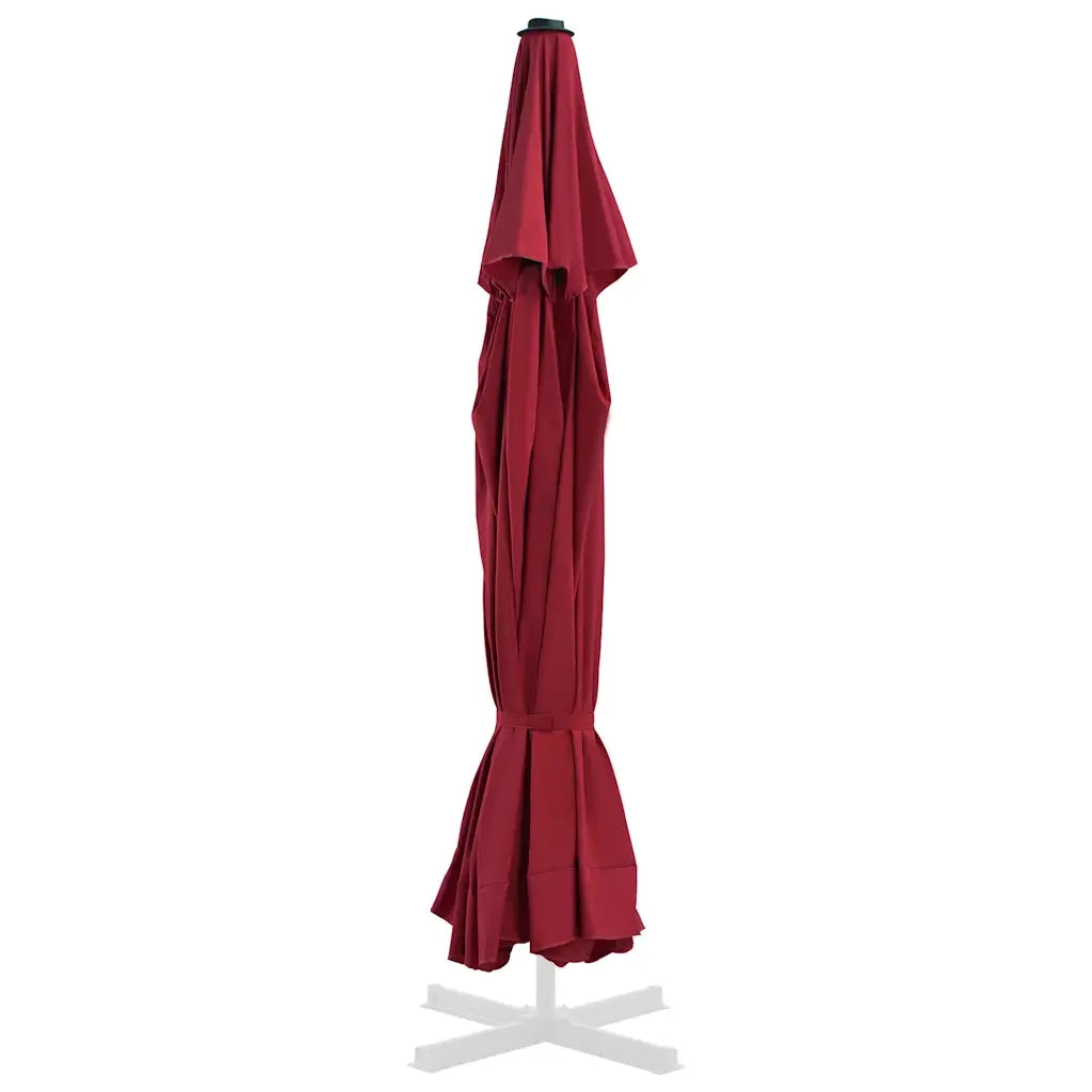 Telo di Ricambio per Tenda da sole-Telo da sostituire per tenda da sole Rosso Bord¨° 515 cm