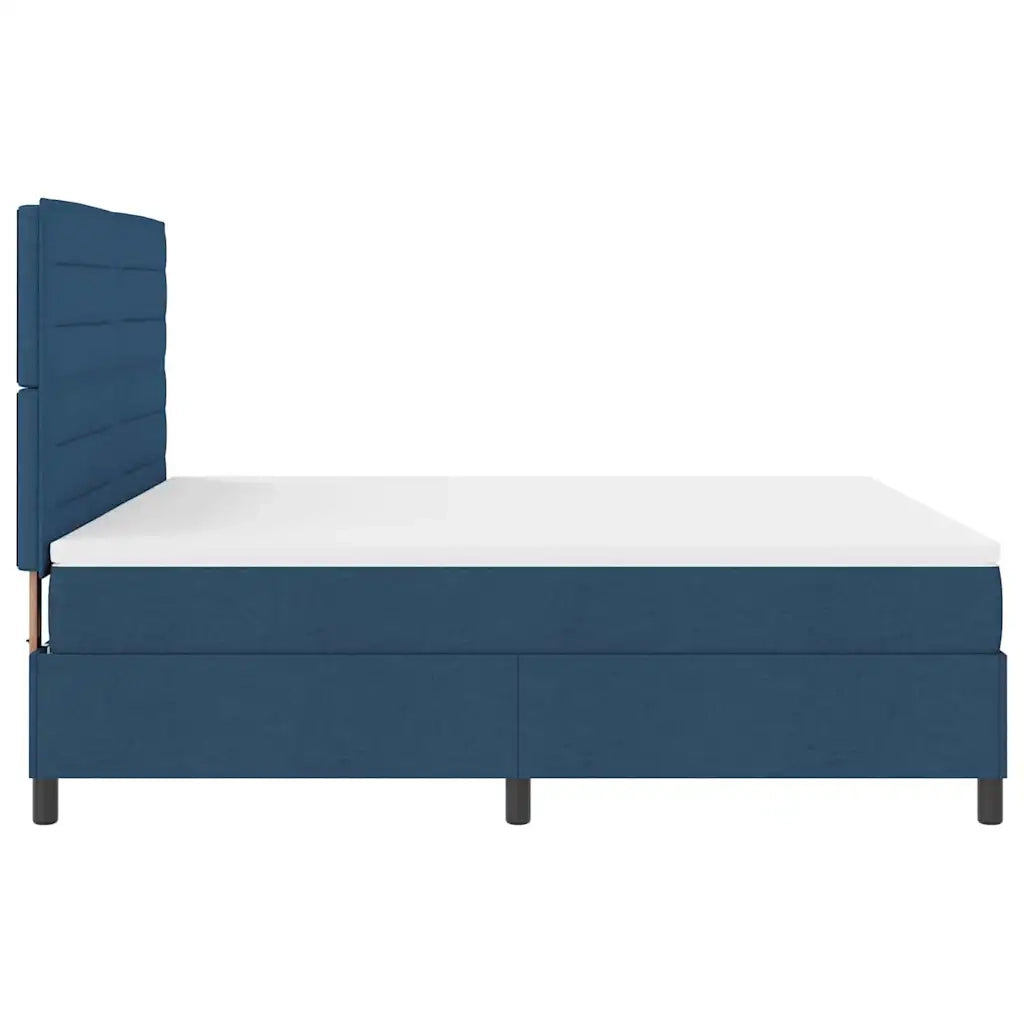 Letto a molle con materasso Blu 180 x 200 cm Tessuto 3339335