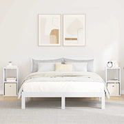 Comodino 2 pcs Bianco 30,5 x 27 x 59,5 cm Legno multistrato 8000613