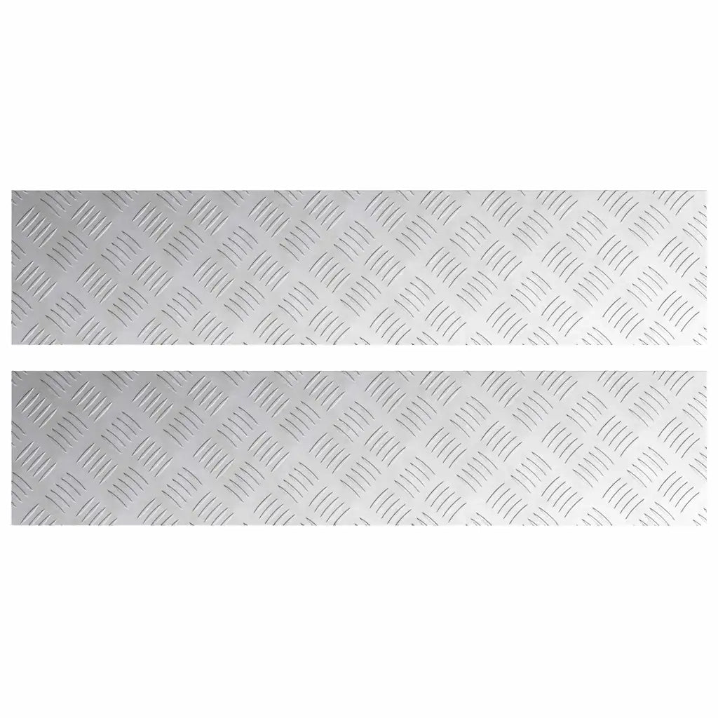 Gradini per Scale 2 pcs Argento 90 x 20 cm Alluminio 4104263