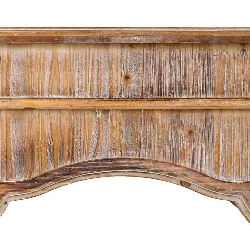 Cornice per camino in legno marrone 100x29x110h cm