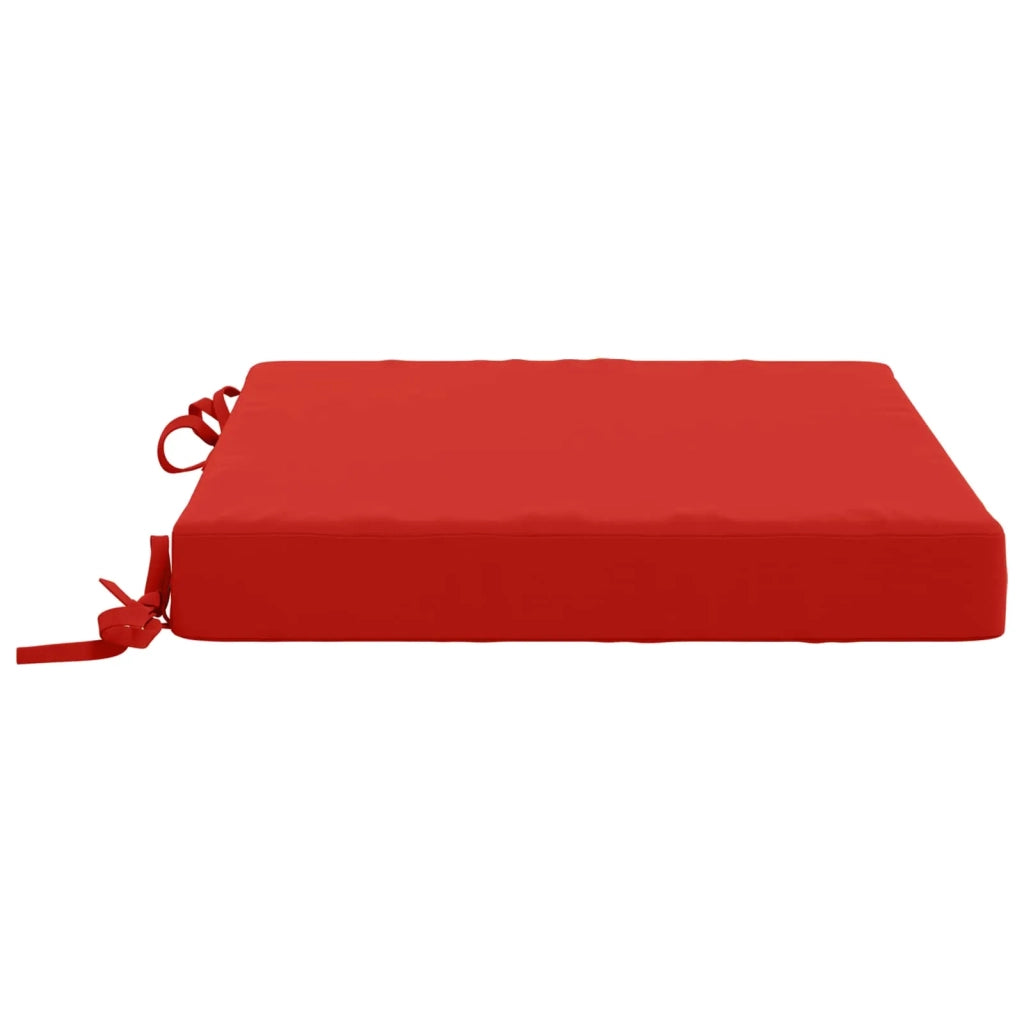 Cuscini per Sedia in 4 Pezzi SOEST 4 pz 100% Poliestere Rosso 944407