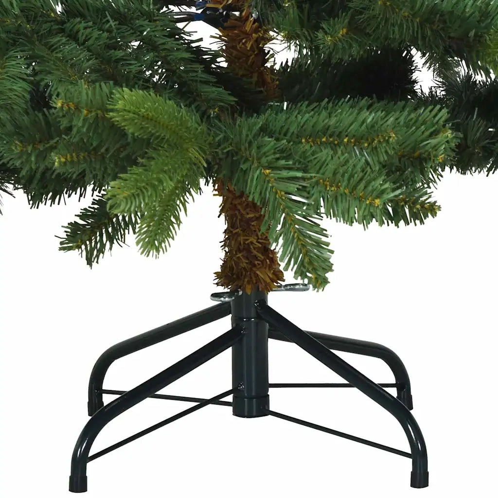 Albero di Natale Artificiale con Rami Pieghevoli Verde 150 cm 42019312