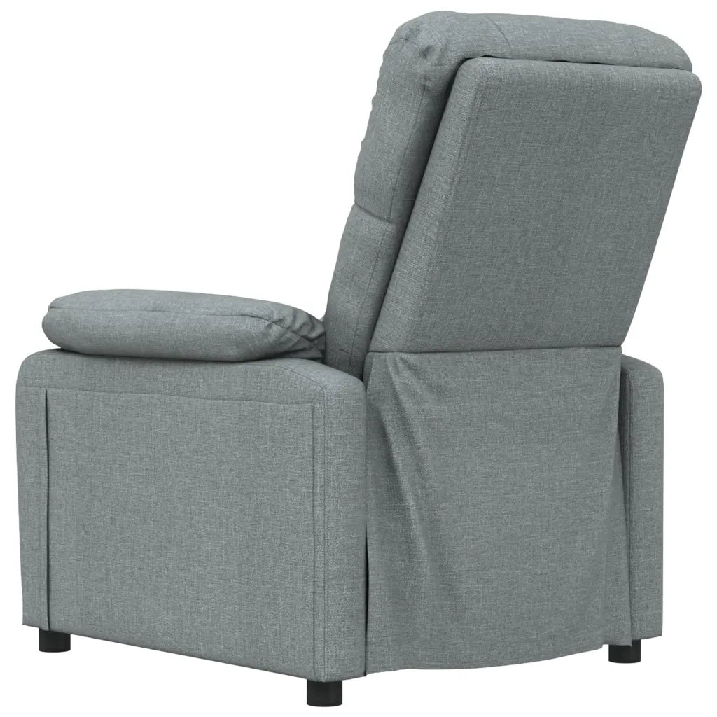 Poltrona Reclinabile in Tessuto Grigio Scuro 348276