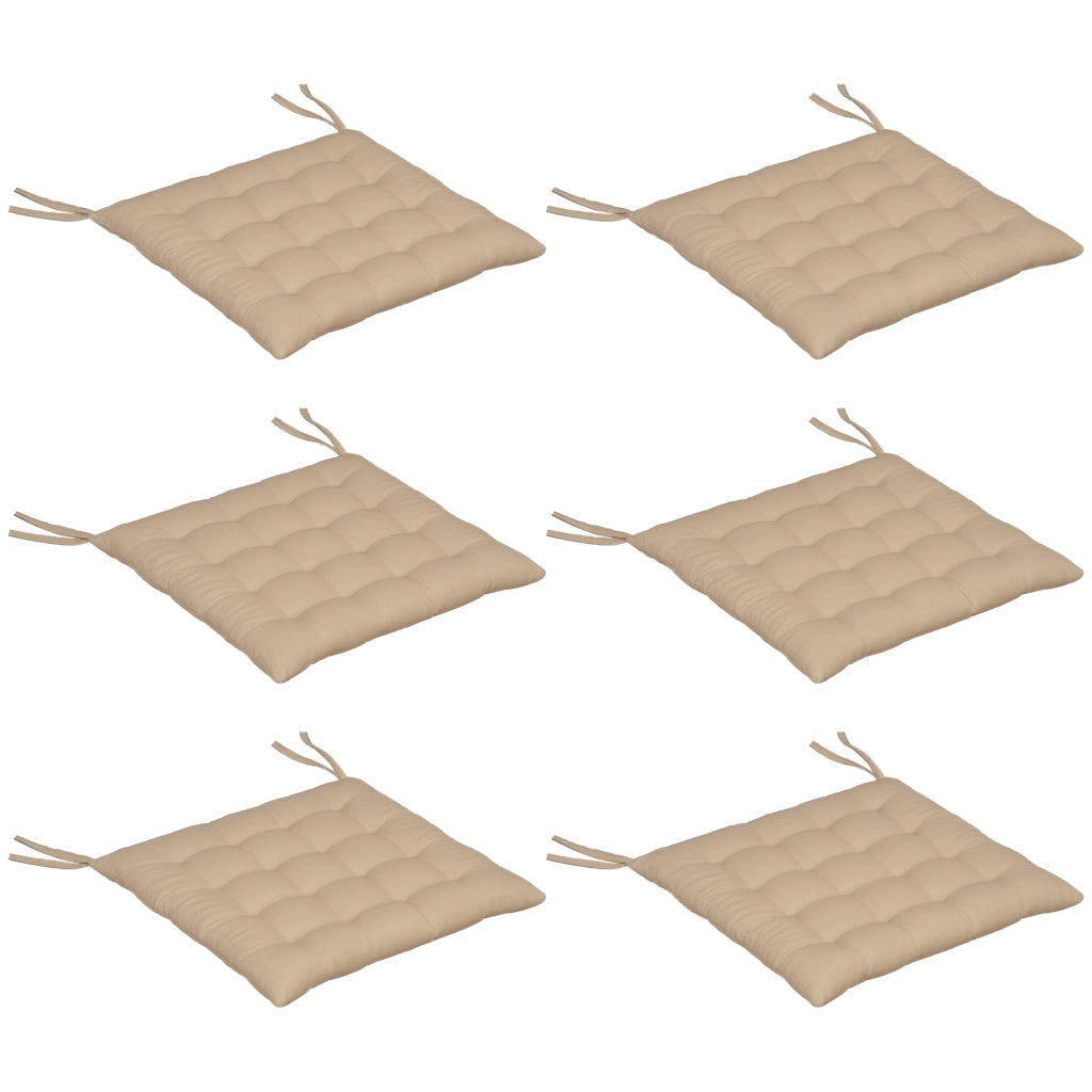 Cuscini per Sedie ¨C Zephmum ¨C Caqui 40x40 cm 6 pezzi