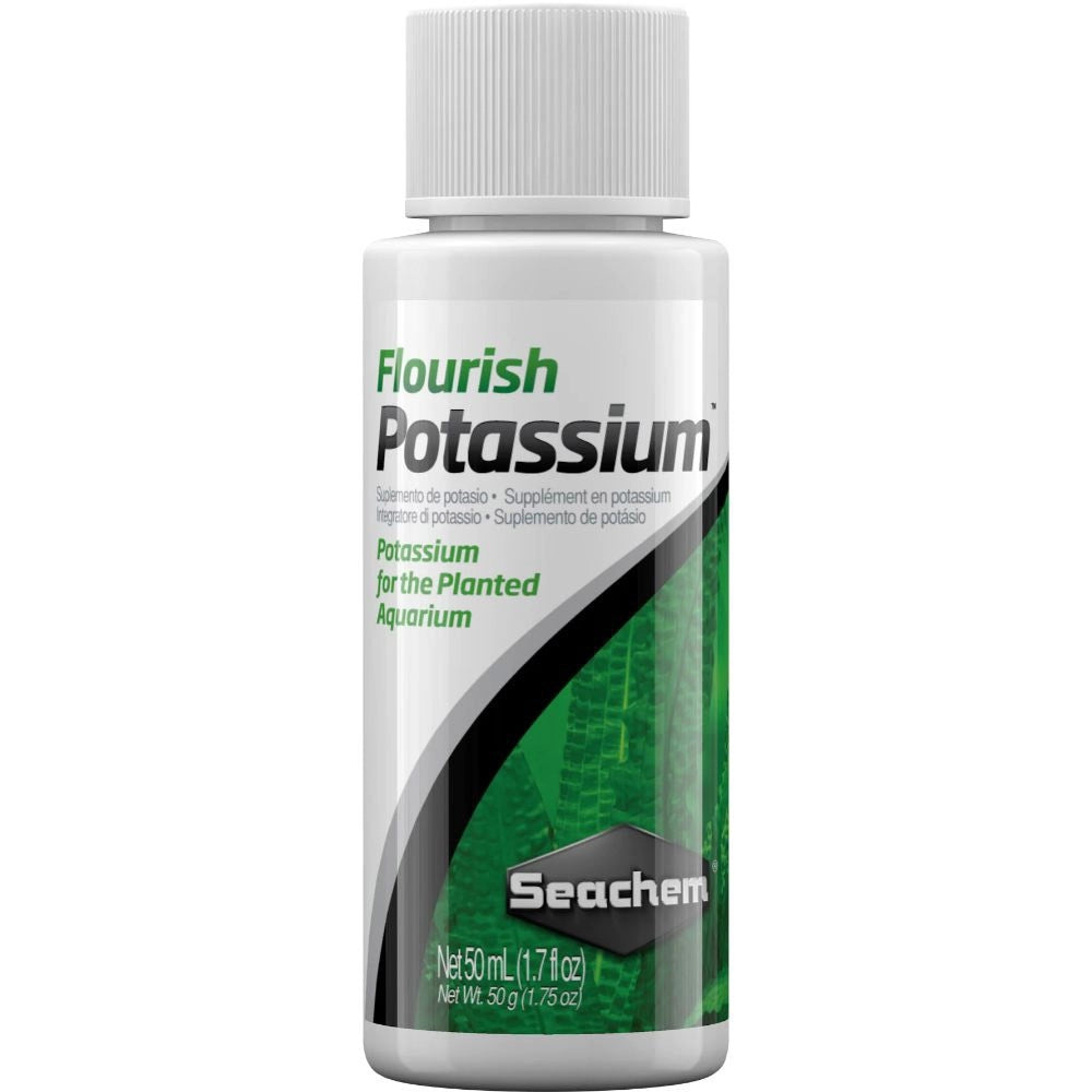 Seachem Flourish Potassium - Integratore di Potassio per Acquari d'acqua Dolce con Piante Formato: 50 ml