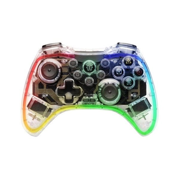 Gamepad skull factory sf acc0108 switch 2 rgb clear