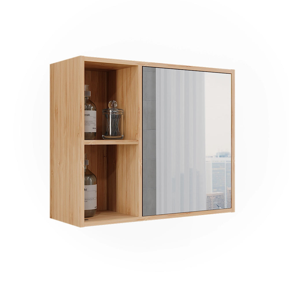 Vicco Mobile a specchio per il bagno Bambù 54 x 44.5 cm con specchio