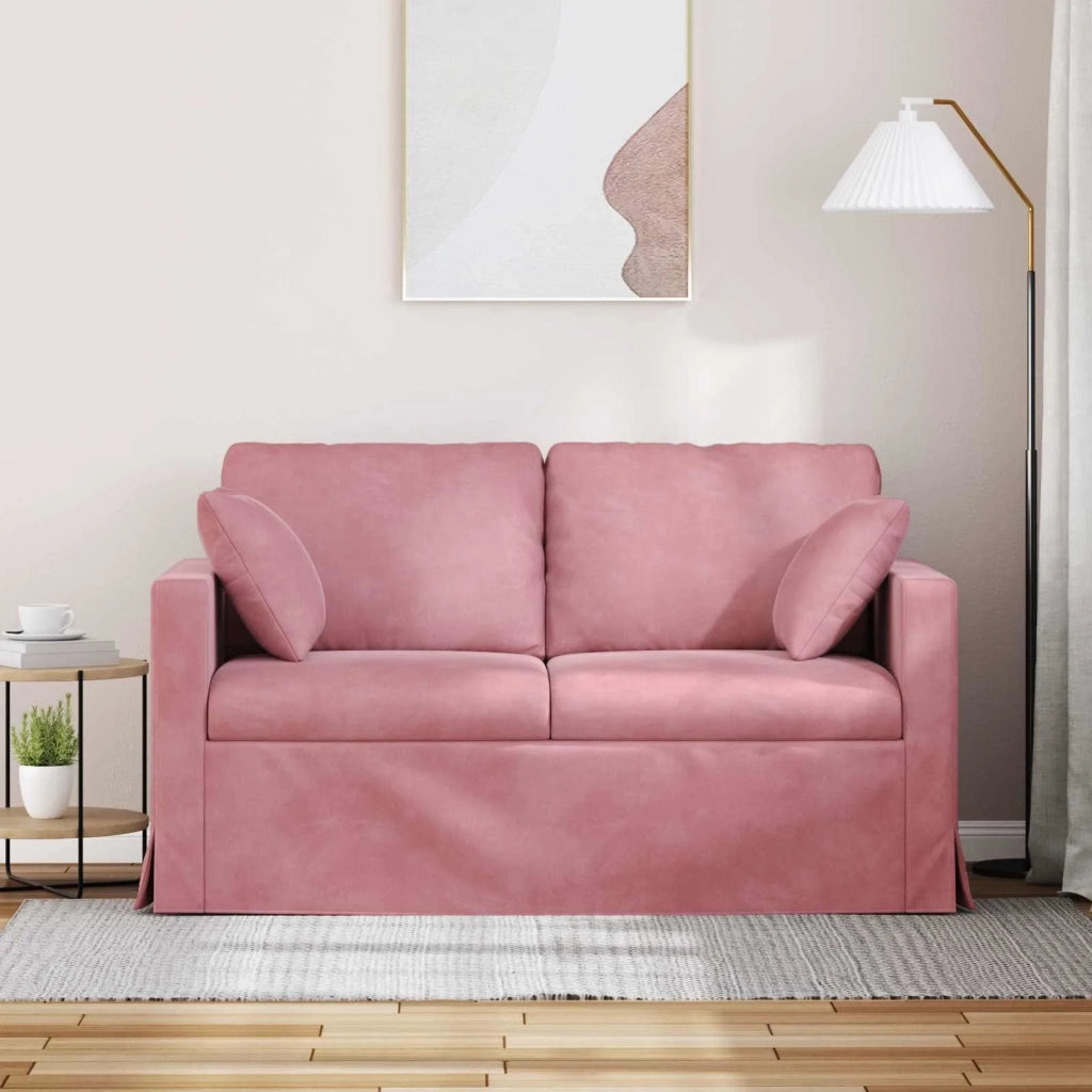 Divano Rosa 138 x 78 x 80 cm Velluto 42024417