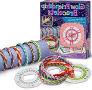 Kit per realizzare bracciali di amicizia con effetto luminescente - Multi-colore