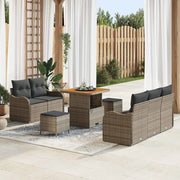 Set Divano da Giardino con cuscino con cuscino 8 pcs Grigio 3364158