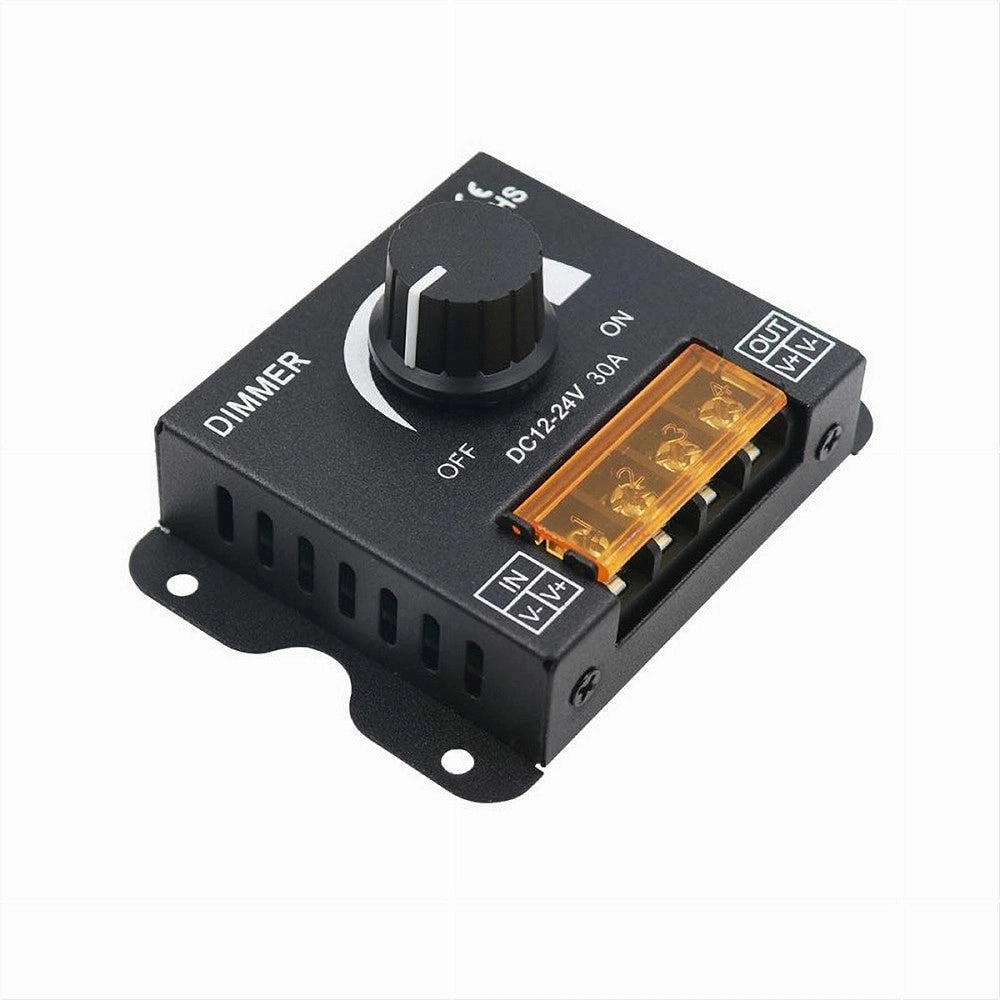 Trade Shop - Dimmer Per Luci Led Monocolore Interruttore Controller Manopola 12-24v Dm-12-24v -