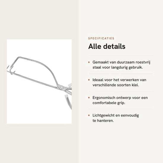 Strumento per ceramica - Lame per ceramica - Strumento per modellare ceramica - Materiale robusto e pratico - Alta resistenza - Resistenza al rottura - Strumento per smaltare
