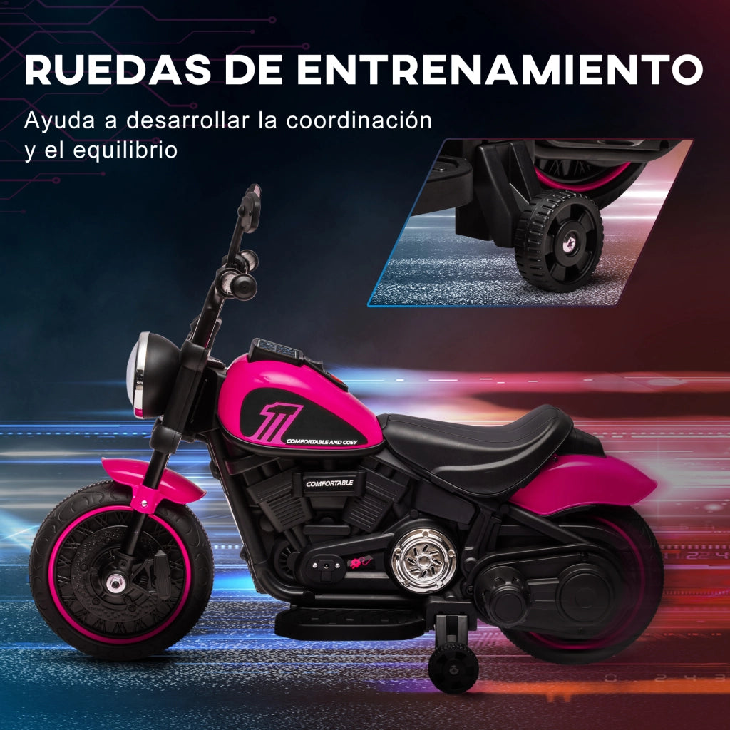 Moto Elettrica Bambini 18-36 Meses ¨C Minimal ¨C Rosa