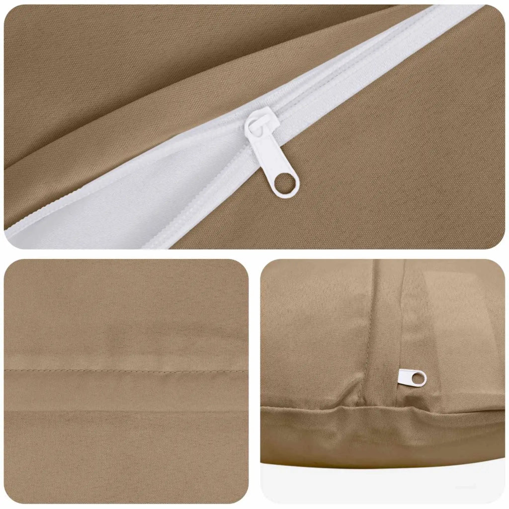 Federa 2 pz HEERLEN Tortora Ø 40 cm Poliestere 922367