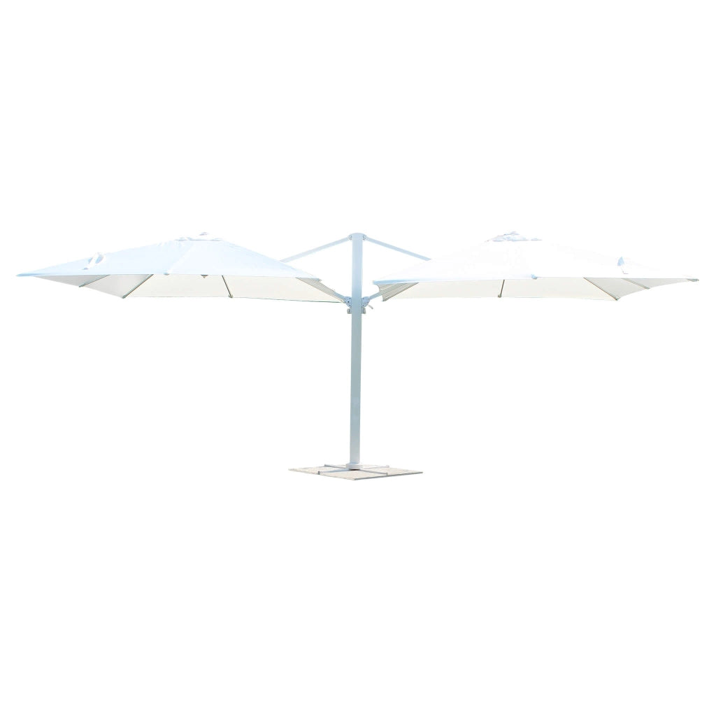 Ombrellone doppio da Giardino 3x3 in alluminio - DUBLE