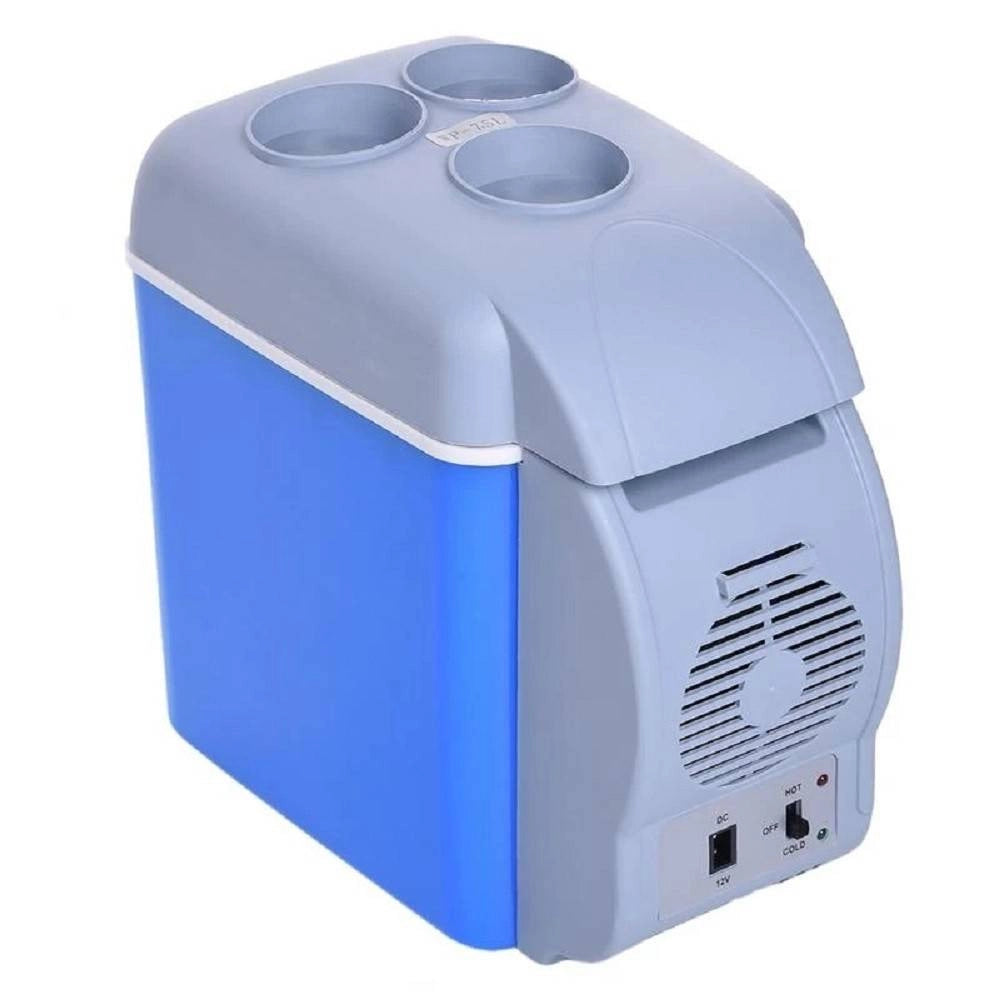 Trade Shop - Mini Frigorifero Portatile 7,5 Litri 12 V Frigo Scaldavivande Auto Barca Camper -
